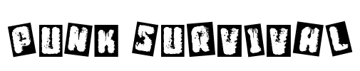Punk Survival Font Image