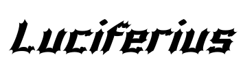 Luciferius Font Image