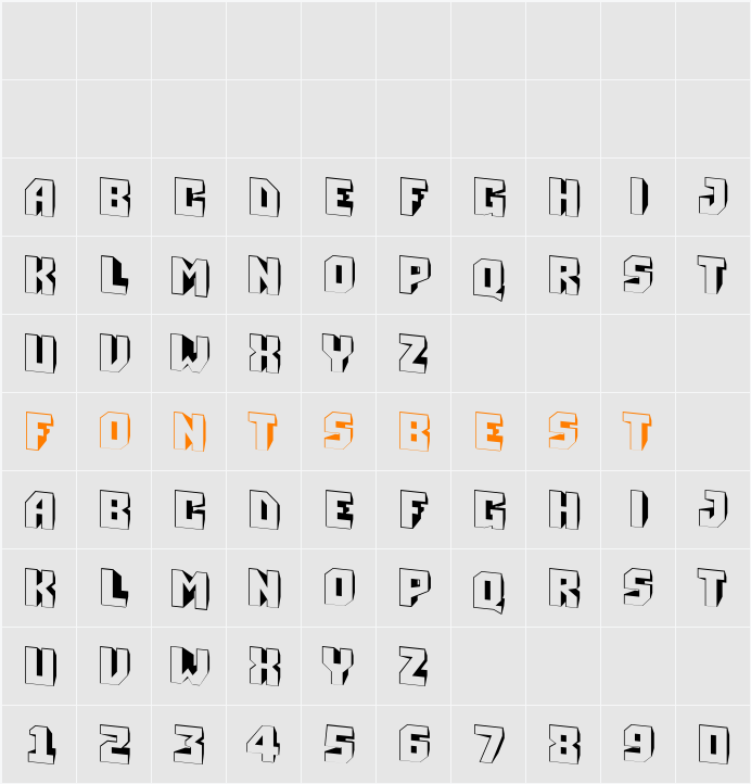 a_Simpler3DShiftDn Character Map