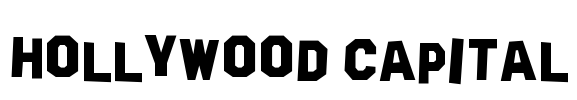 Hollywood Capital Font Image