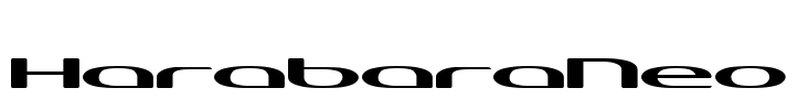 HarabaraNeo Font Image