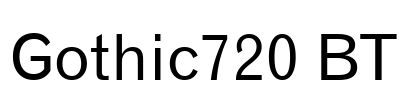 Gothic720 BT