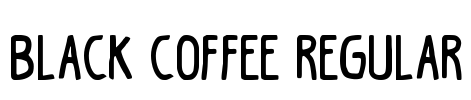 Black Coffee Regular Font Image