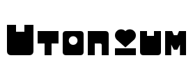 Utonium Font Image