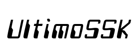 UltimoSSK Font Image