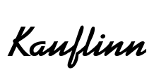Kauflinn Font Image