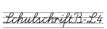 SchulschriftB-L4 Font Image