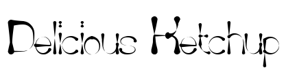 Delicious Ketchup Font Image