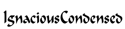 IgnaciousCondensed Font Image