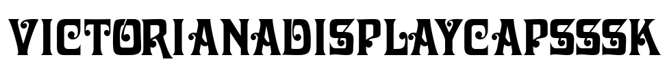 VictorianaDisplayCapsSSK Font Image