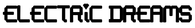 Electric Dreams Font Image