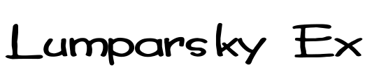 Lumparsky Ex Font Image