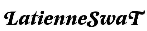 LatienneSwaT Font Image