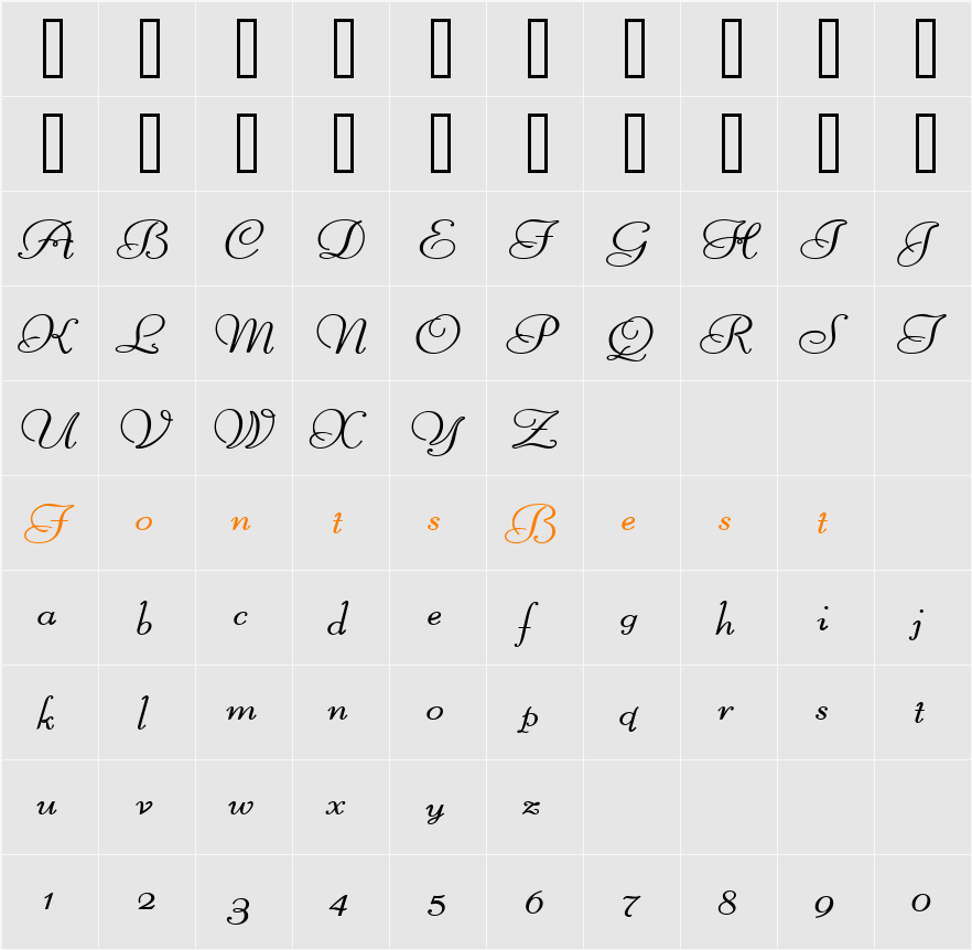 Liberate Wide Character Map