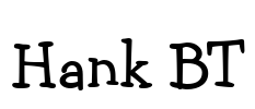 Hank BT Font Image