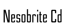 Nesobrite Cd Font Image