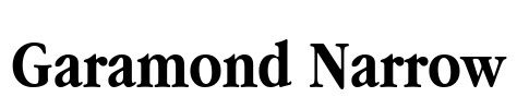 Garamond Narrow
