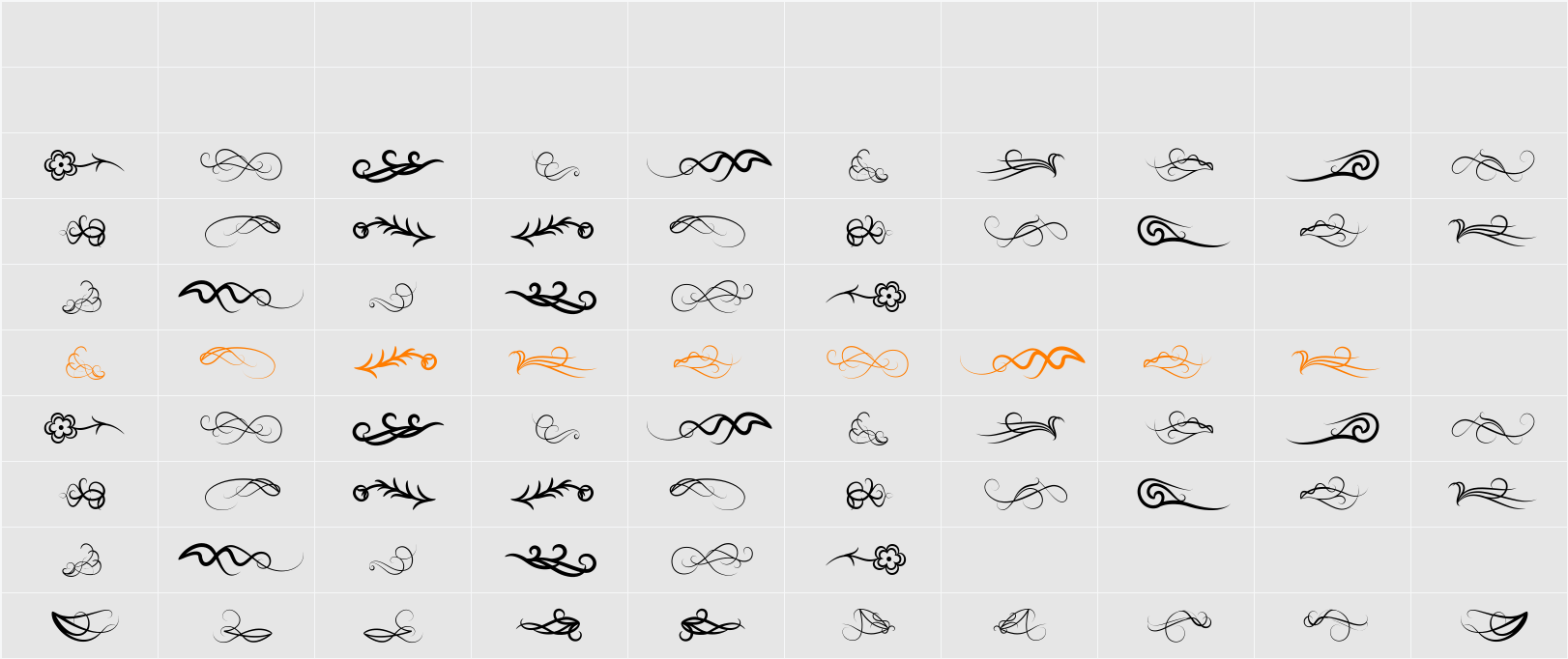 Wind of Change Character Map