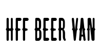 HFF Beer Van Font Image