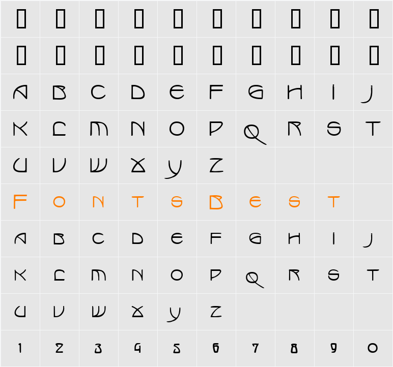 MarloweSemiBold Character Map