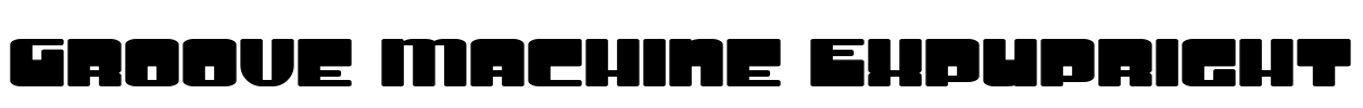 Groove Machine ExpUpright