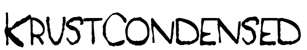 KrustCondensed Font Image