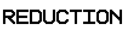 Reduction Font Image