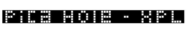 Pica Hole - XPL Font Image
