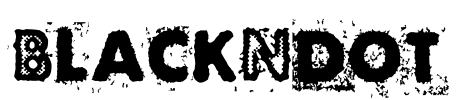 BlackNdot Font Image