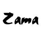 Zama Font Image