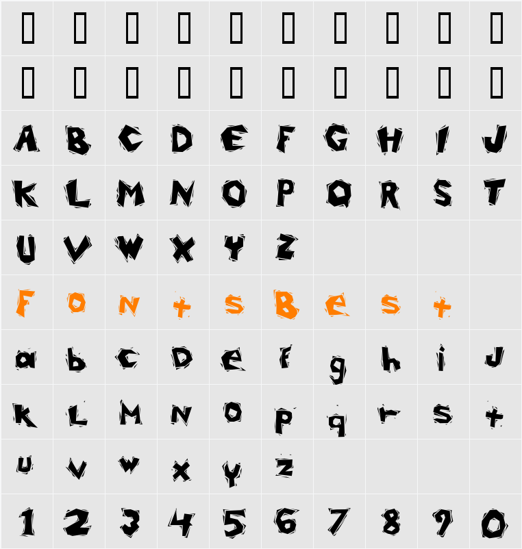 LumberjackFred Character Map
