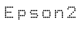 Epson2 Font Image