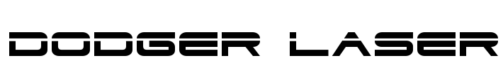 Dodger Laser Font Image