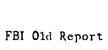 FBI Old Report Font Image