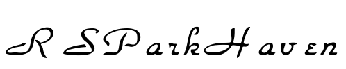 RSParkHaven Font Image