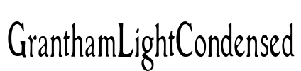 GranthamLightCondensed