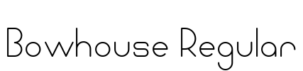 Bowhouse Regular