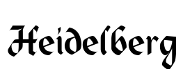 Heidelberg Font Image