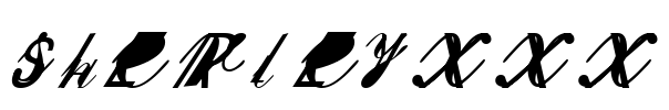 SherleyXXX Font Image