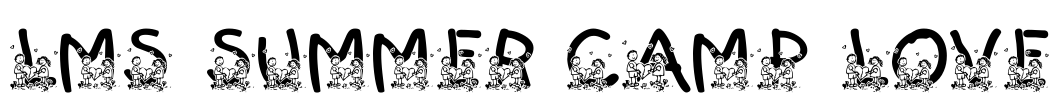LMS Summer Camp Love Font Image