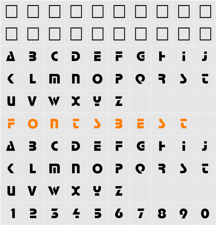 Stop DB Character Map
