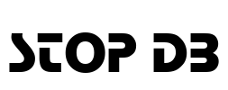 Stop DB Font Image