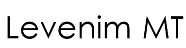 Levenim MT Font Image