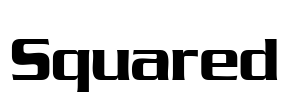 Squared Font Image