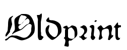 Oldprint Font Image