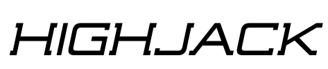 Highjack Font Image
