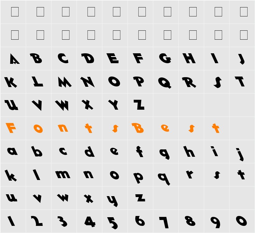 Hotshot Lefty Character Map