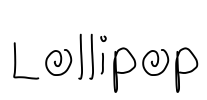 Lollipop Font Image