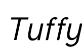 Tuffy Font Image