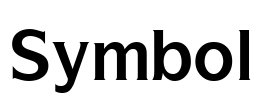 Symbol Font Image
